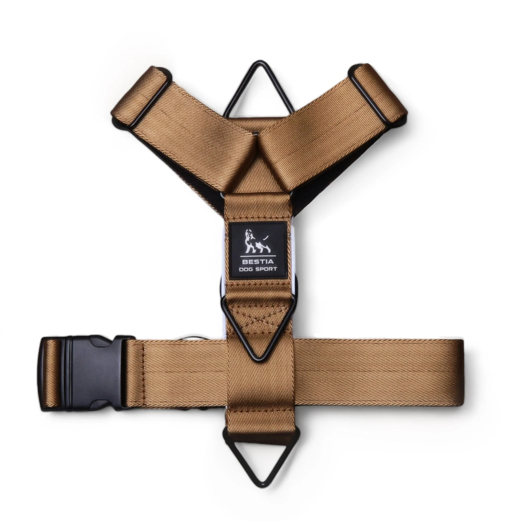 Bestia Dog Sport Nylon Dog Harness - Black/M - Image 2