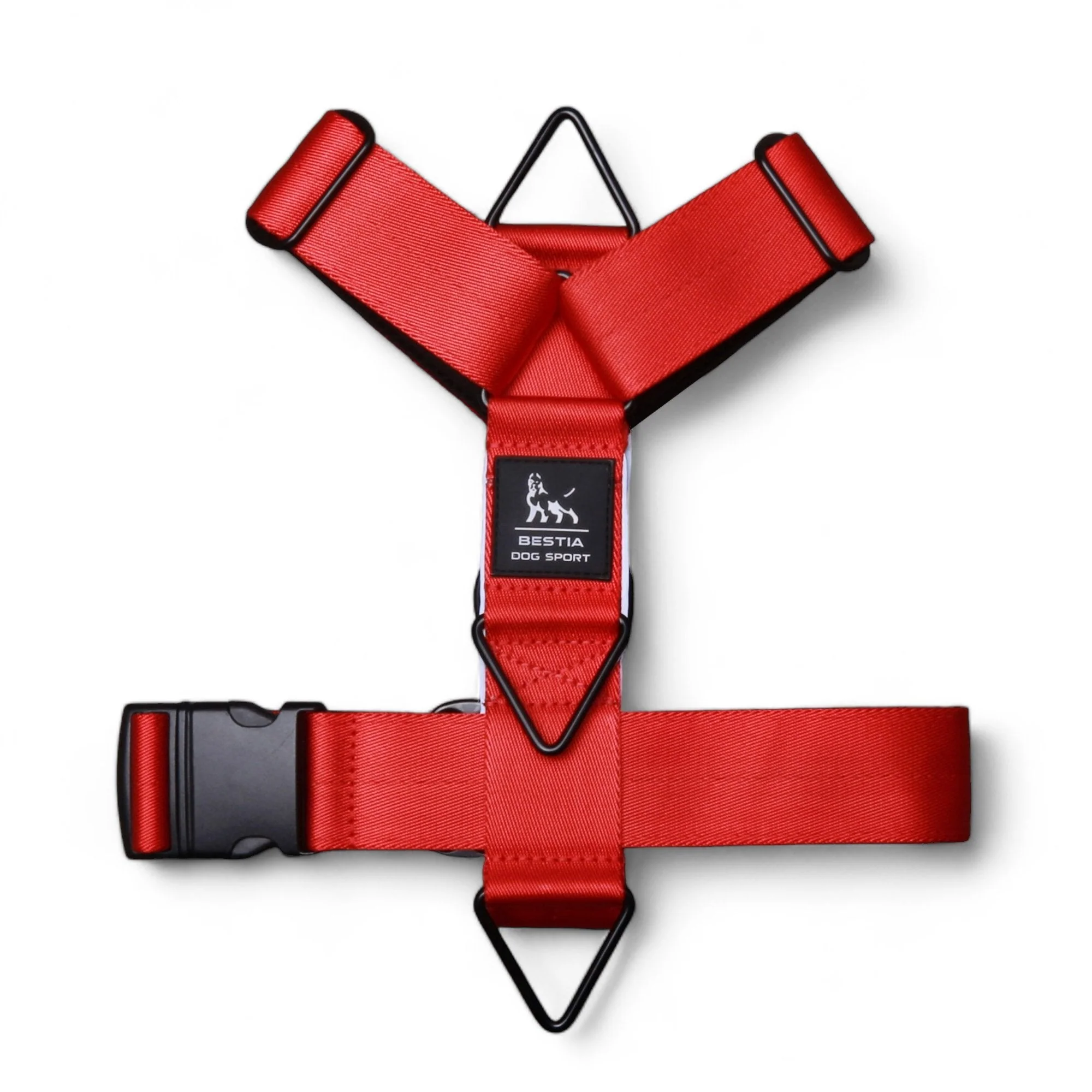 Bestia Dog Sport Nylon Dog Harness - Black/M - Image 3