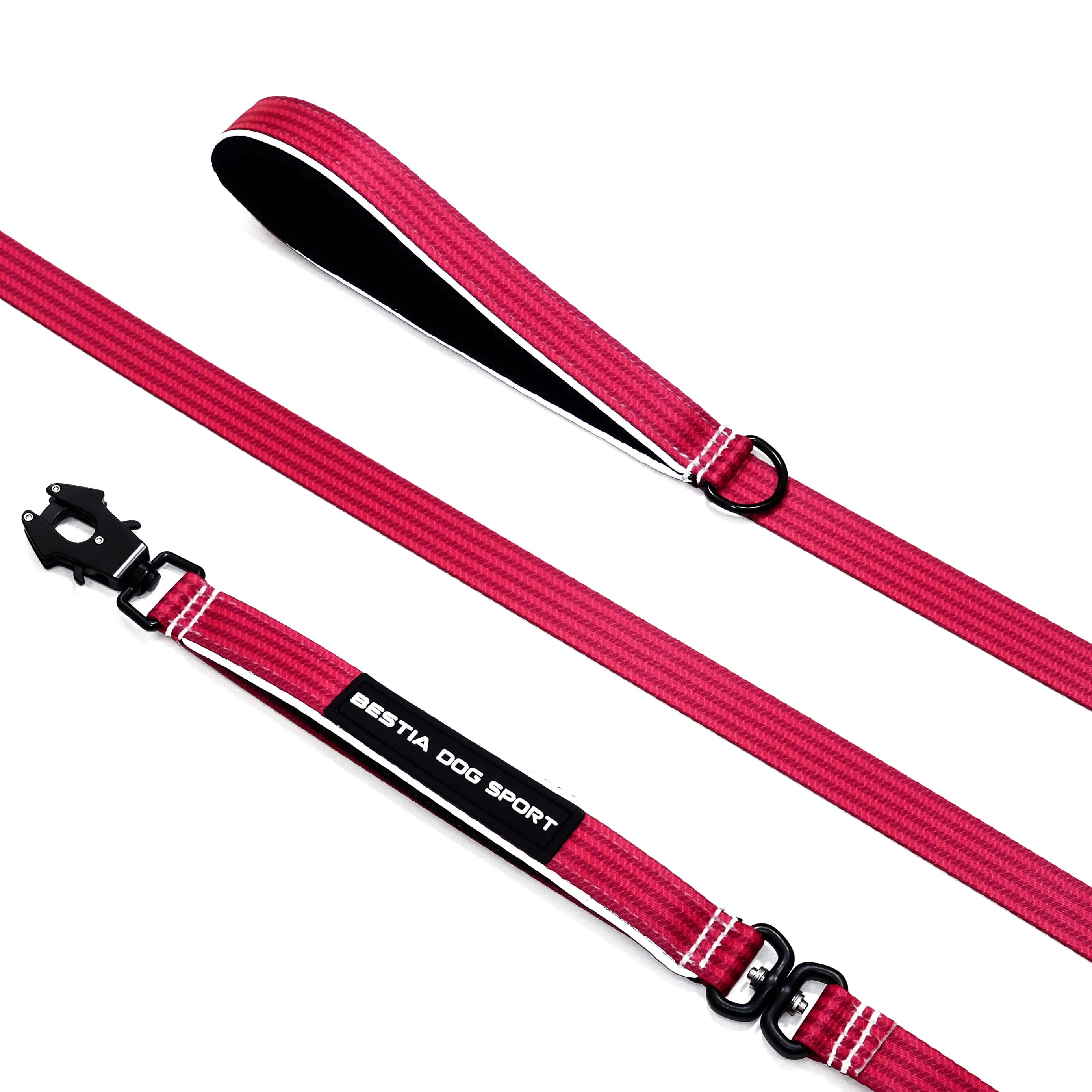 Bestia Dog Sport Nylon Dog Collar - Pink