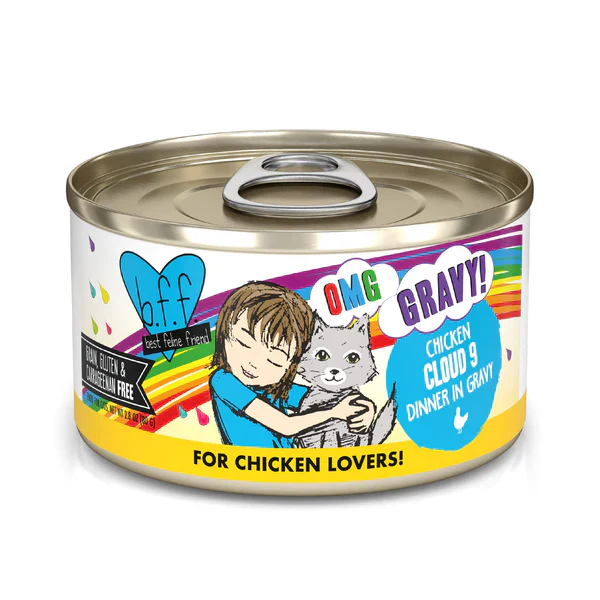 BFF OMG Adult Cloud 9 Chicken in Gravy Wet Cat Food (5.5oz)