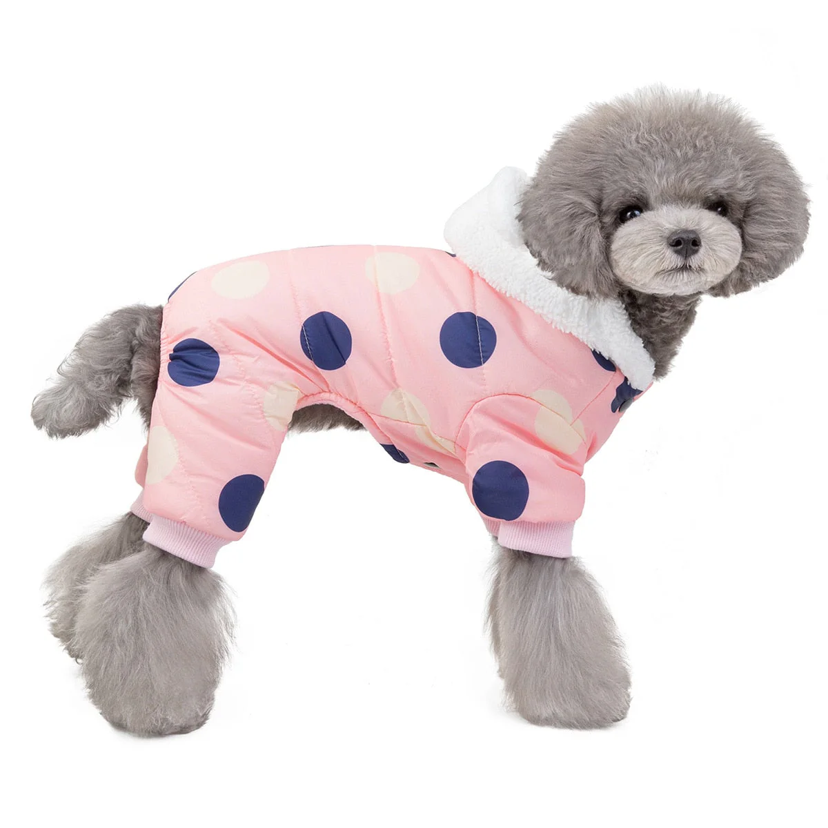 Big Polka Dot Snowsuit Jumpsuit - Image 12