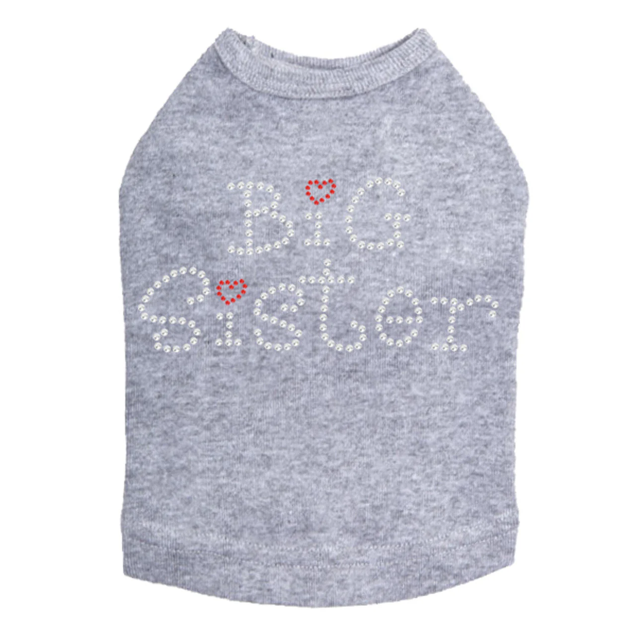 Big Sister with Red Heart - Dog Tank - Image 4