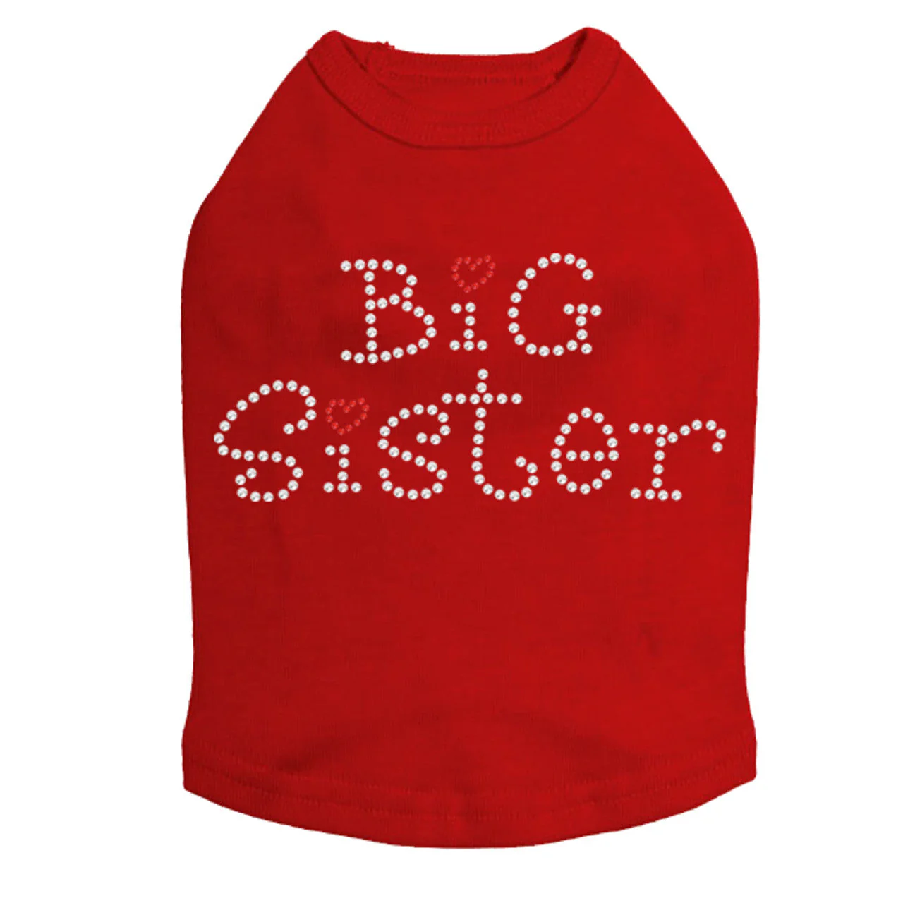 Big Sister with Red Heart - Dog Tank - Image 9
