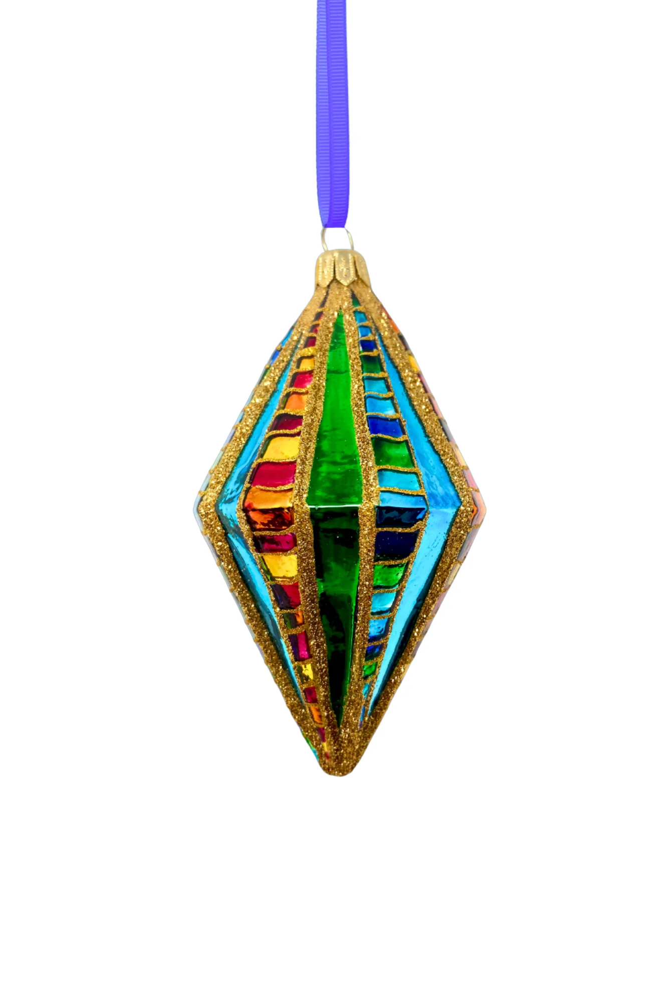 Big Winner Diamond Glass Ornament - Image 2