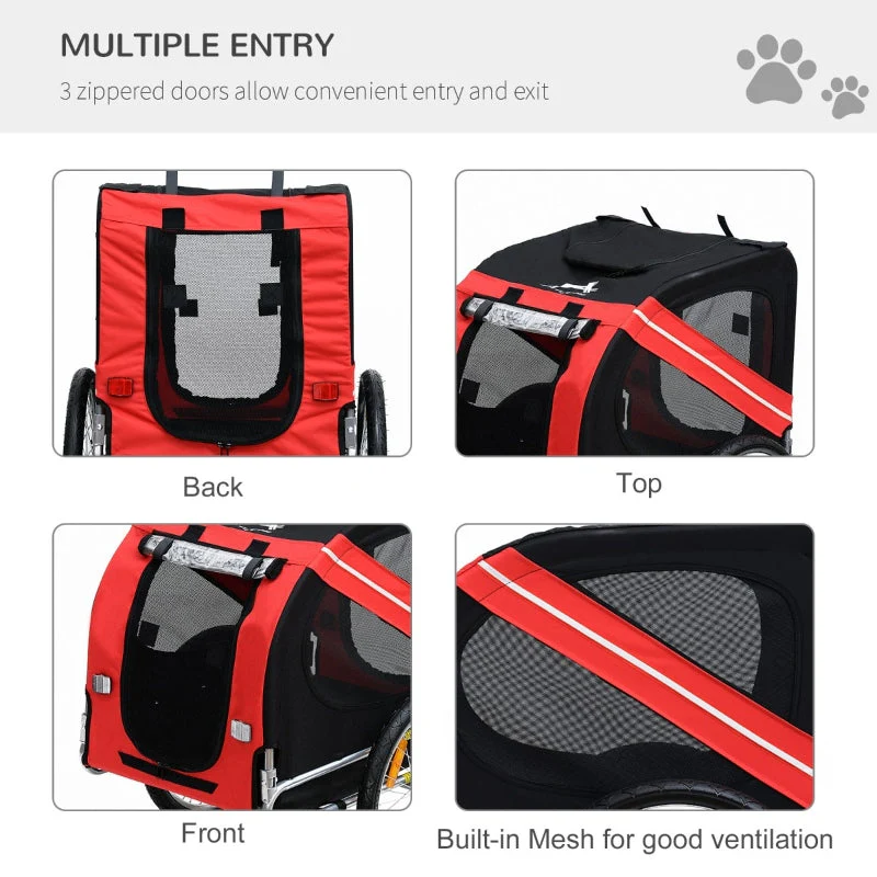 Bike Trailer Cargo Cart for Dogs and Pets - Image 20