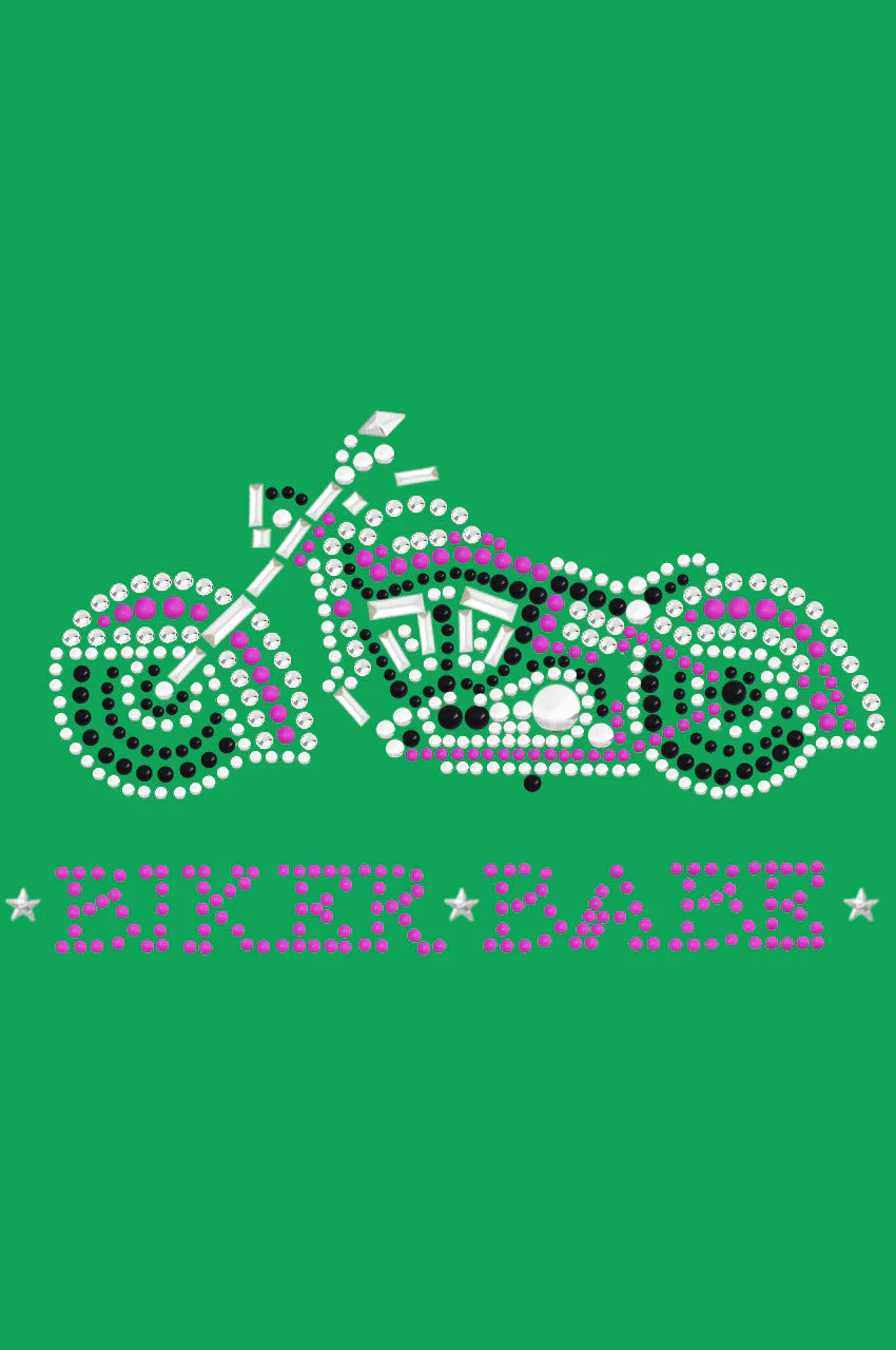 Biker Babe & Pink Motorcycle - Bandanas - Image 6