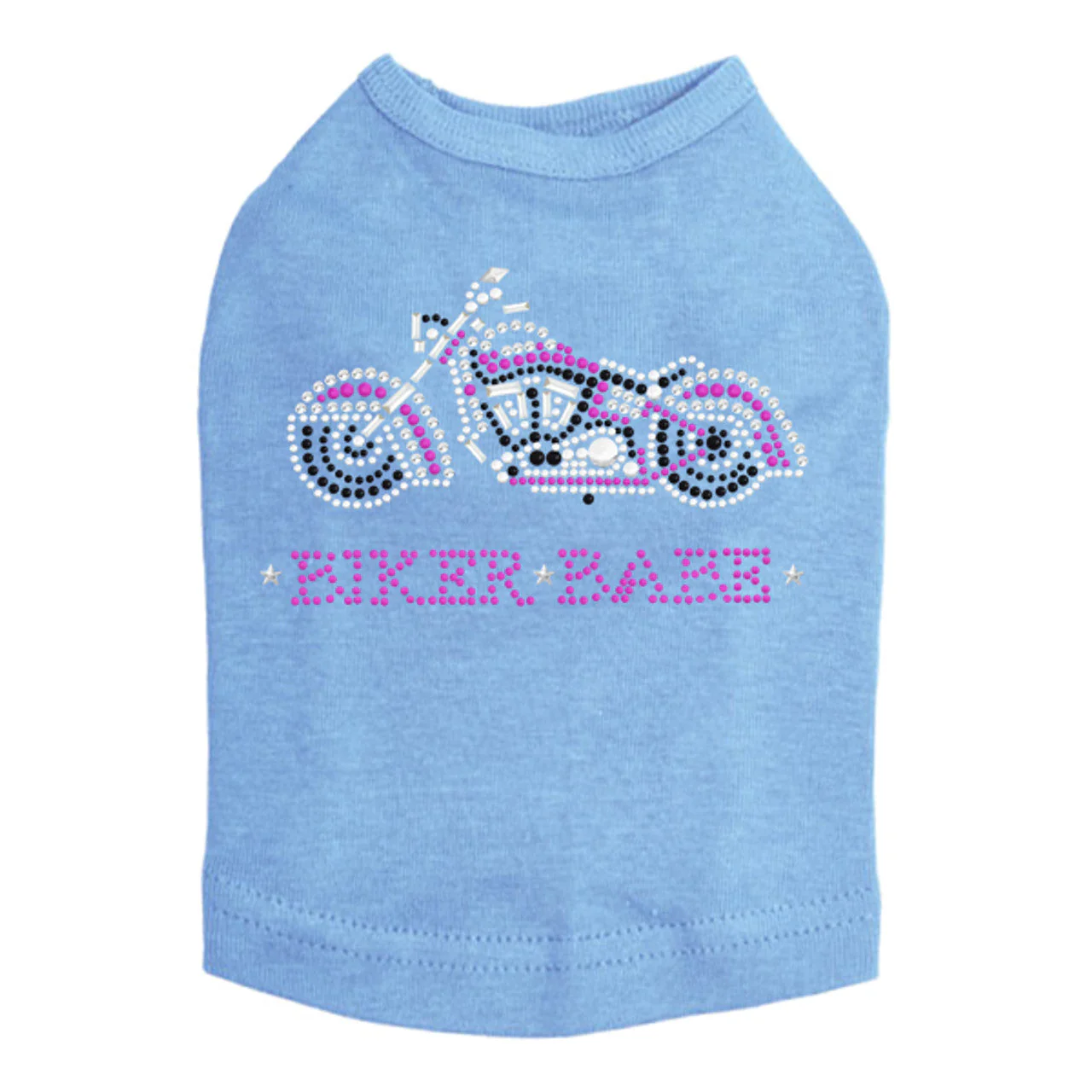 Biker Babe - Pink Motorcycle - Dog Tank - Image 10