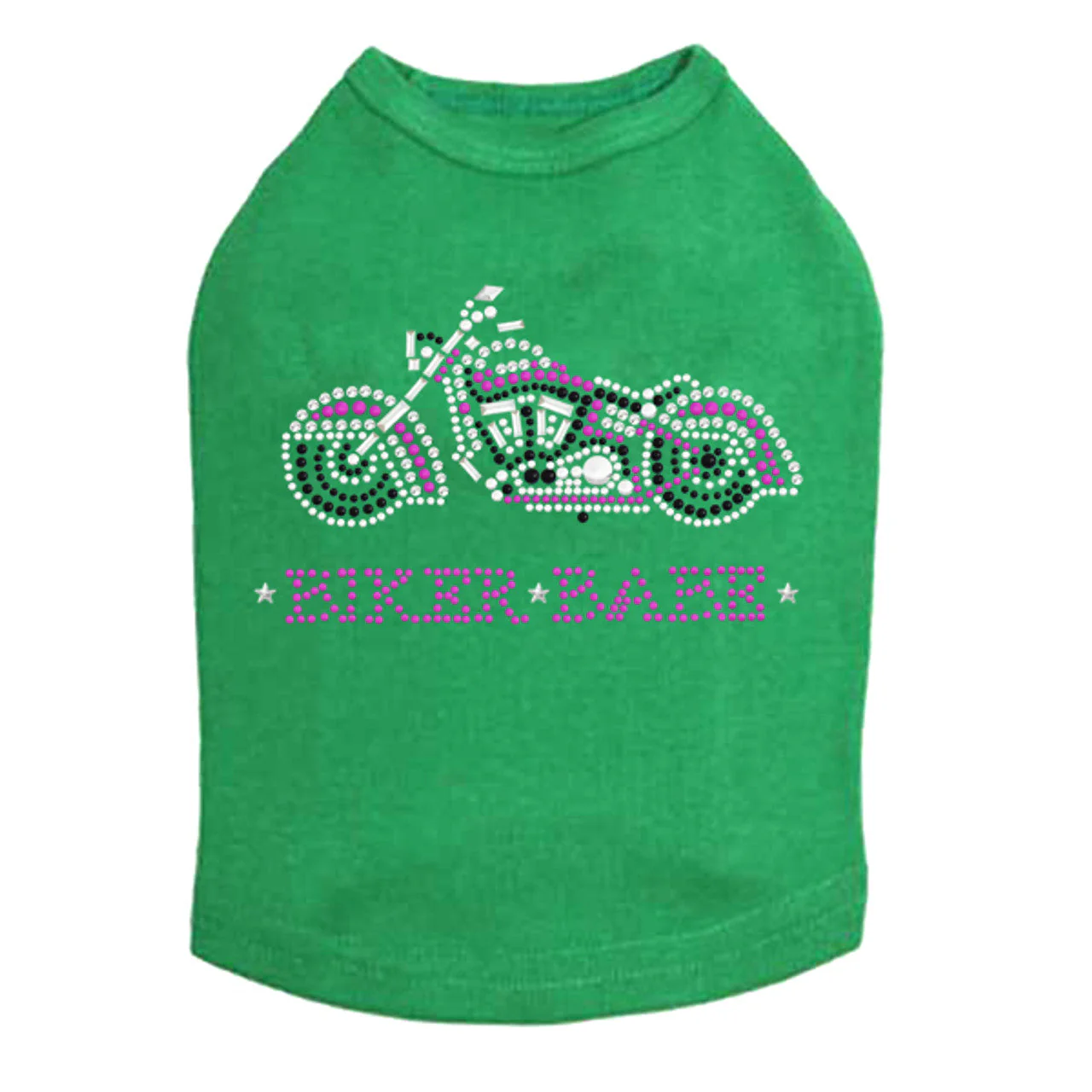 Biker Babe - Pink Motorcycle - Dog Tank - Image 14