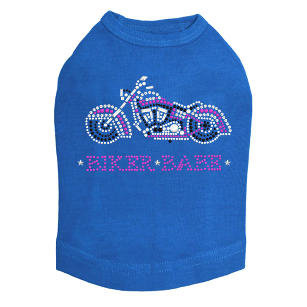 Biker Babe - Pink Motorcycle - Dog Tank - Image 7