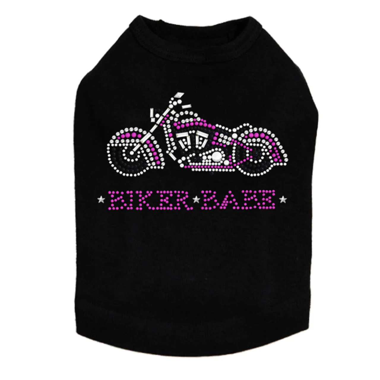 Biker Babe - Pink Motorcycle - Dog Tank - Image 8