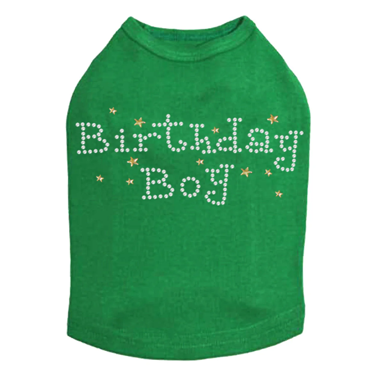 Birthday Boy with Gold Stars - Dog Tank - Image 5