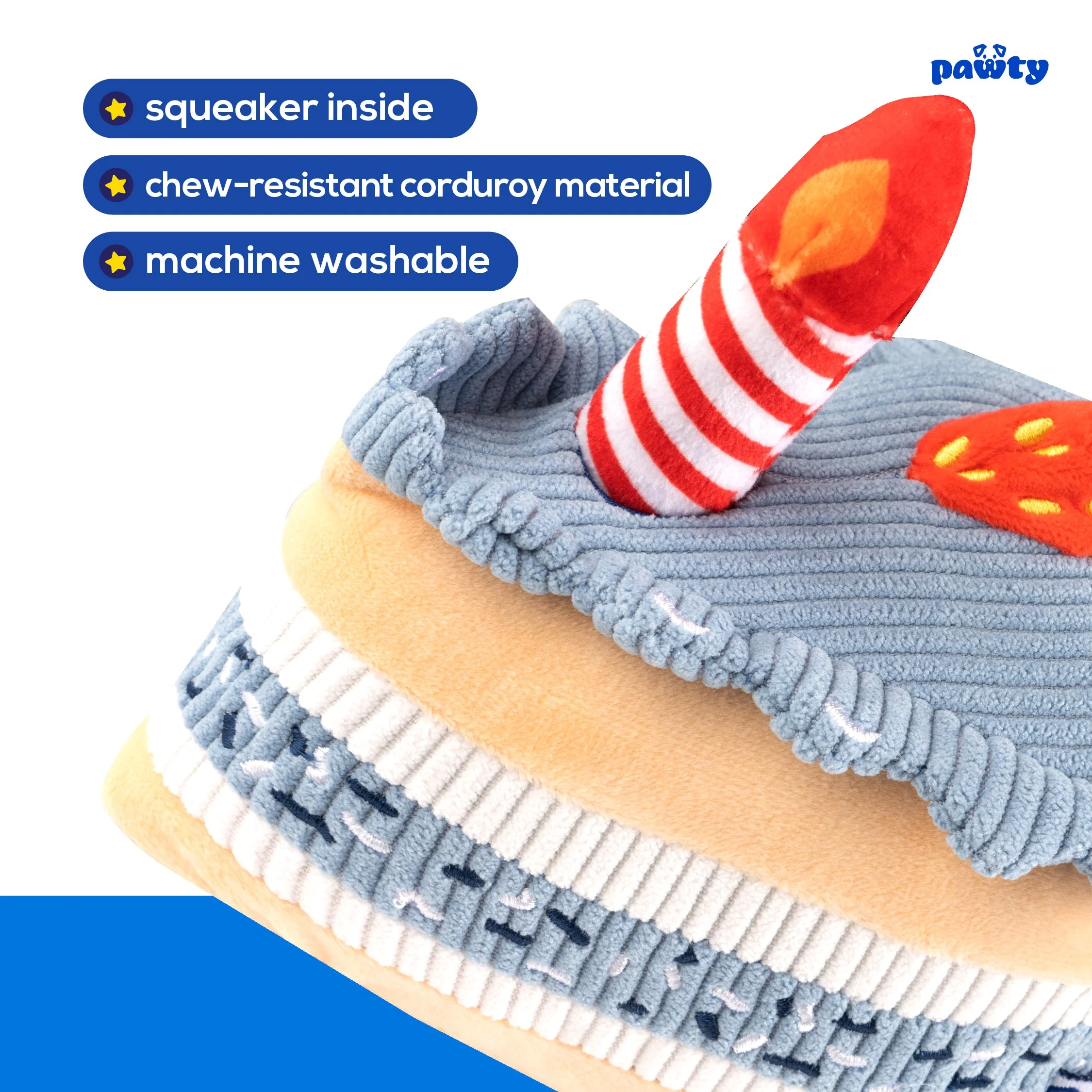 Premium Pet Essential: Birthday Cake - Blue - Image 4