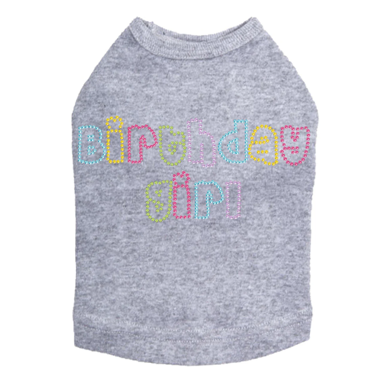 Birthday Girl (Multicolor) - Dog Tank - Image 13