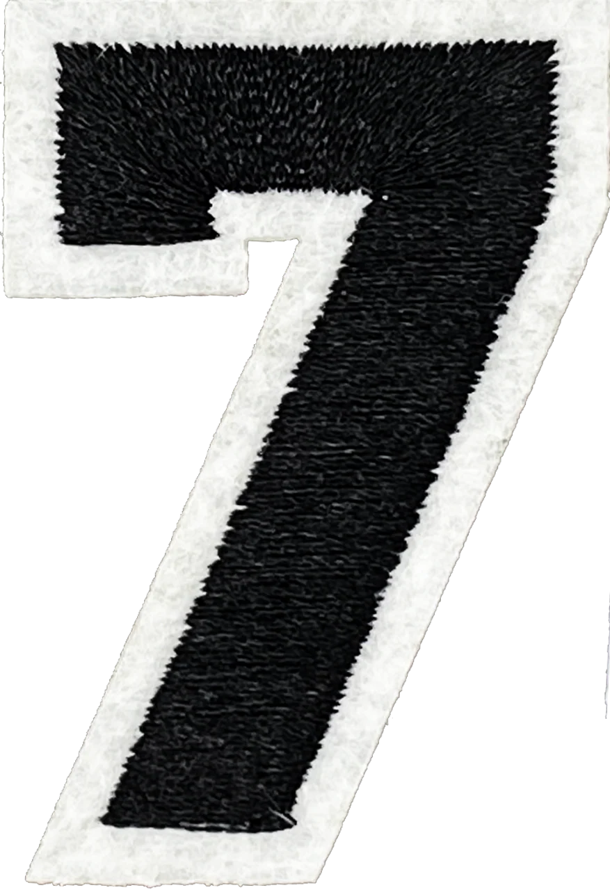 Black 7 Patch