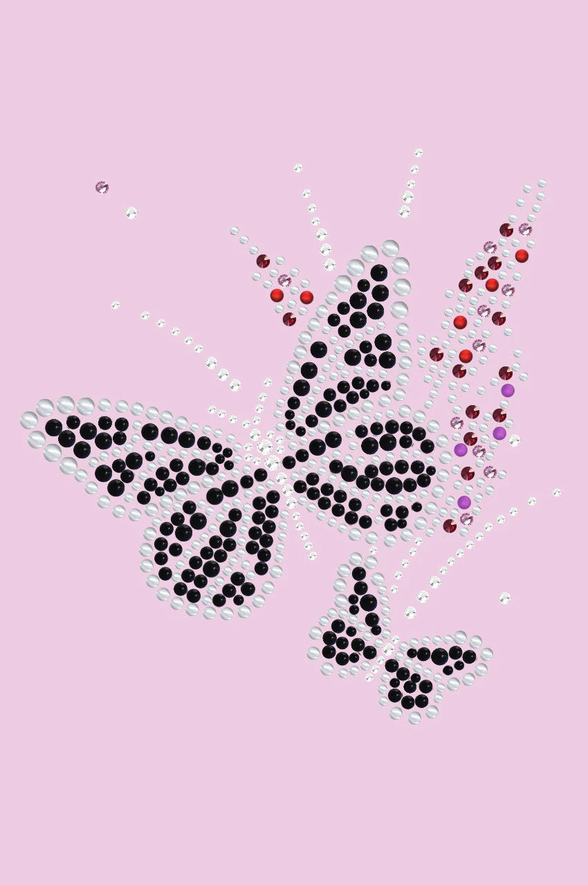 Black Butterfly with Flowers - Custom Tutu - Image 7