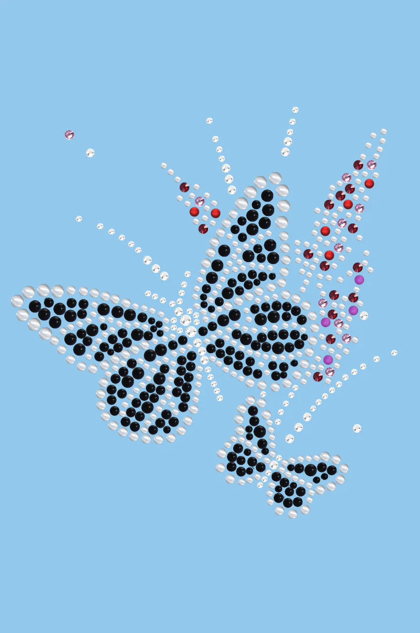 Black Butterfly with Flowers - Custom Tutu - Image 8