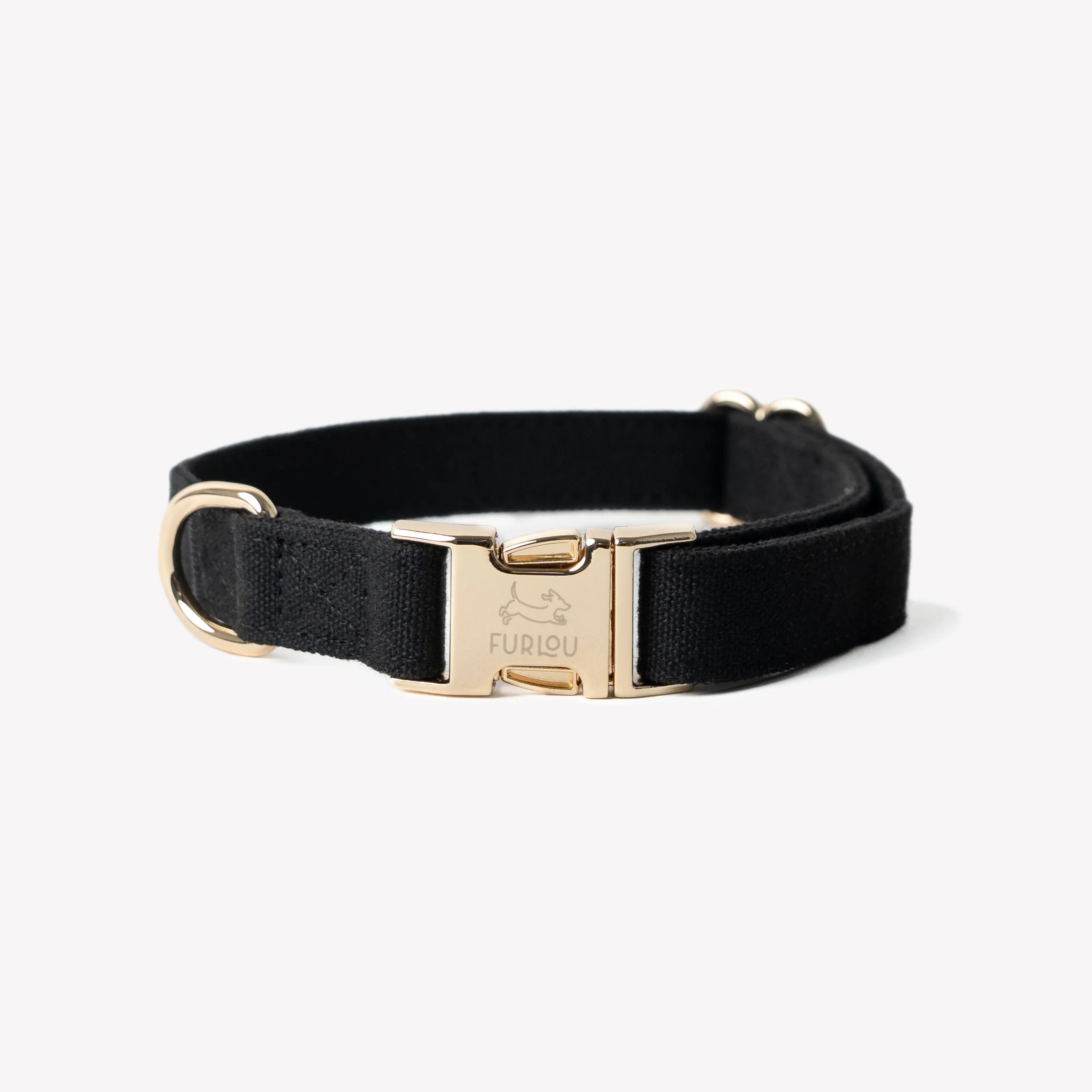 Black - Canvas Dog Collar
