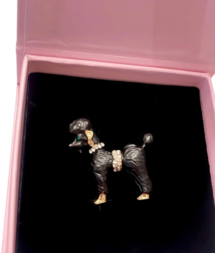 Black Poodle Brooch - Image 2