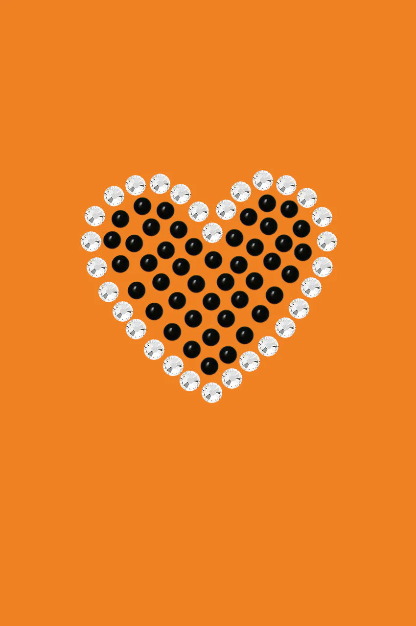 Black Rhinestone Heart Bandanna - Image 12