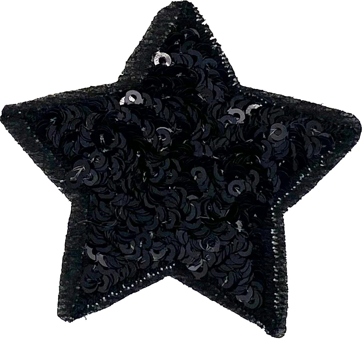 Black Sequin Star - Patch