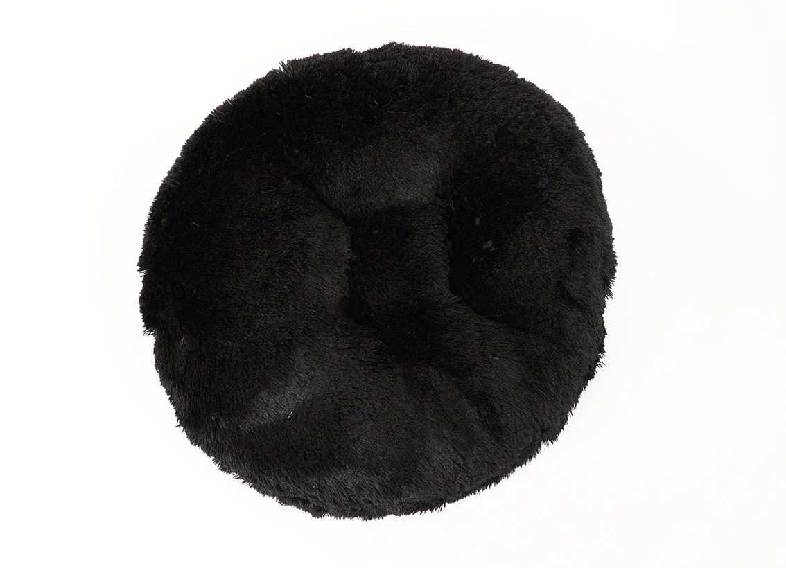 Black Shag Bagel Bed - Image 3