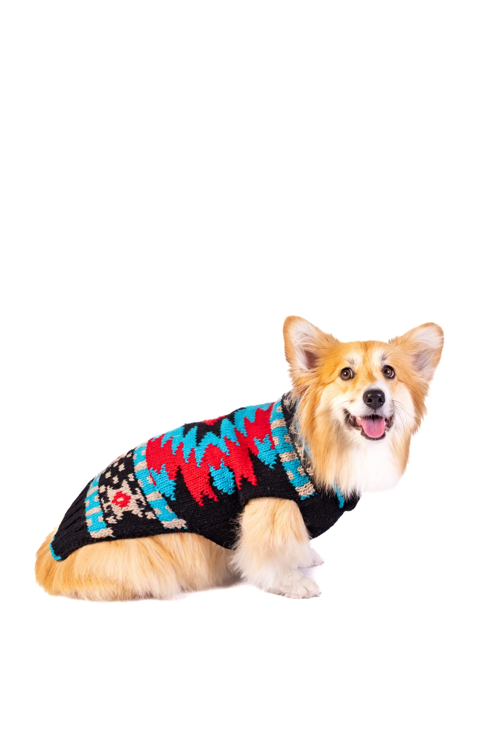 Black Southwest Dog Sweater - Image 3