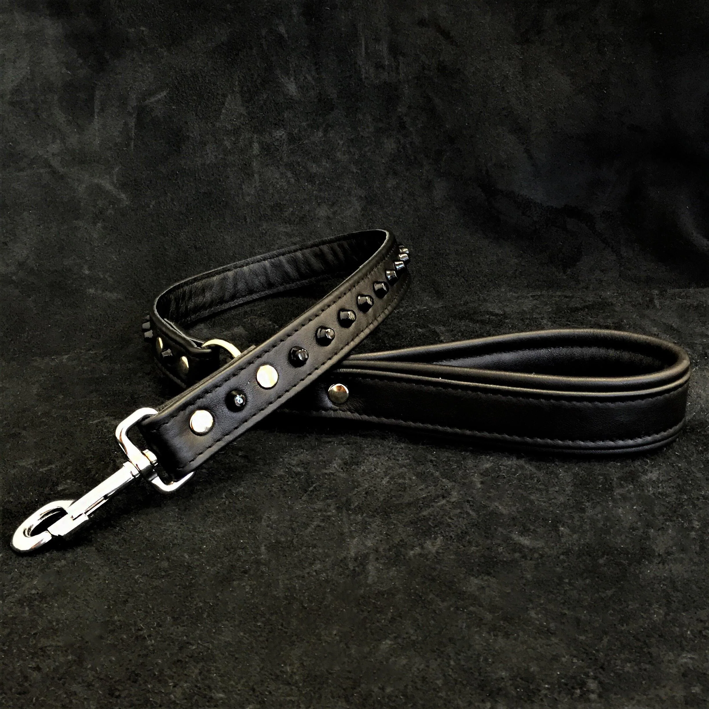 Bestia Dog Gear Padded Dog Collar - Black - Image 2