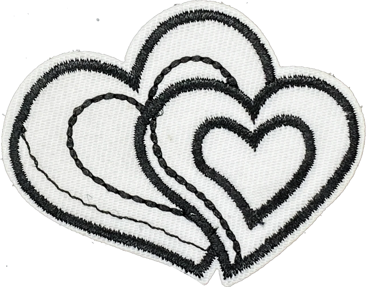 Black & White Hearts - Patch