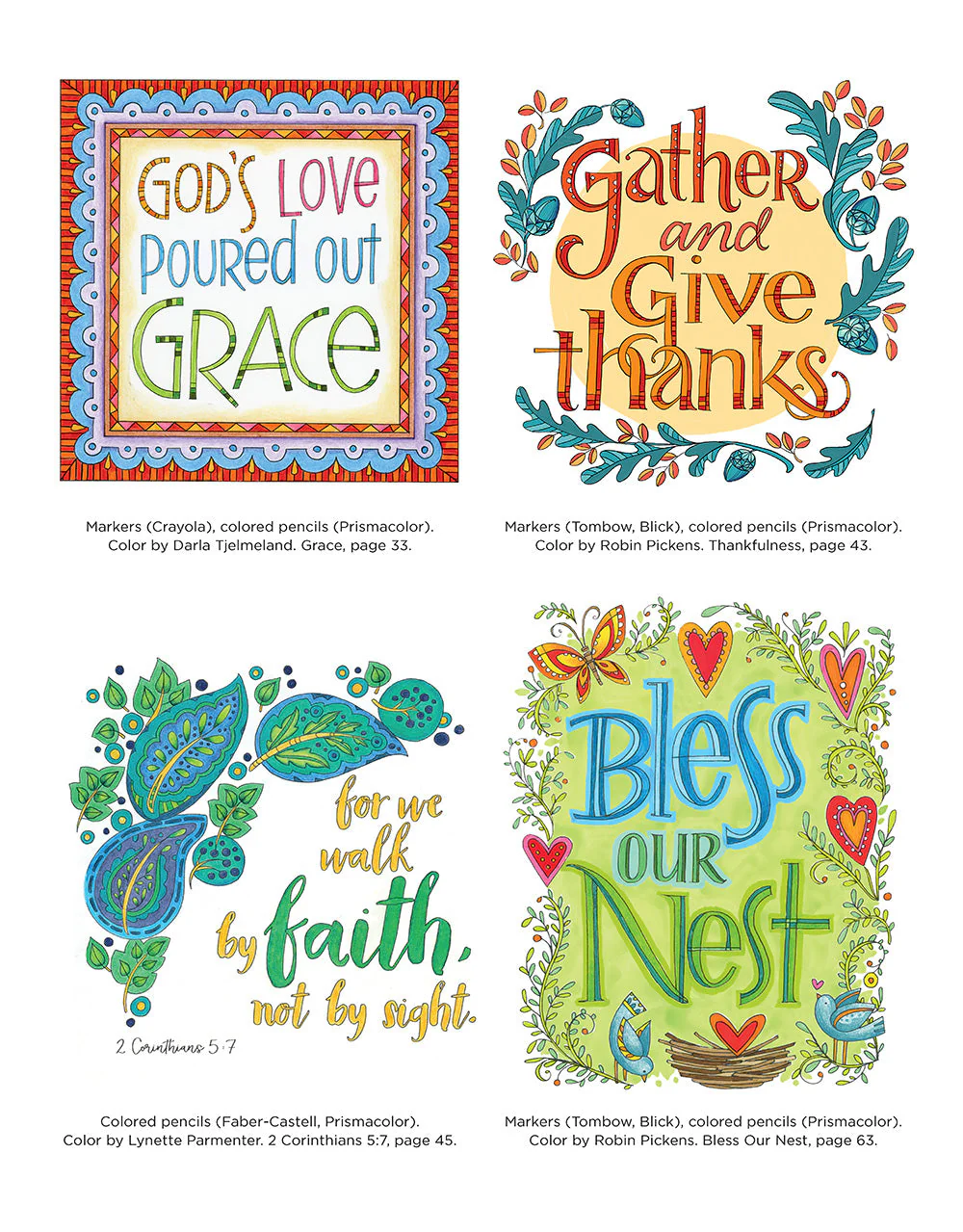 Bless Our Nest Coloring Book - Image 2