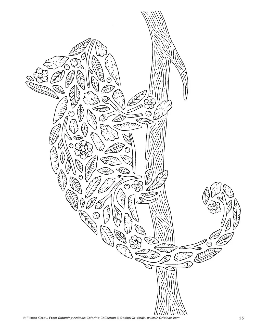 Blooming Animals (Filippo Cardu Coloring Collection) - Image 3