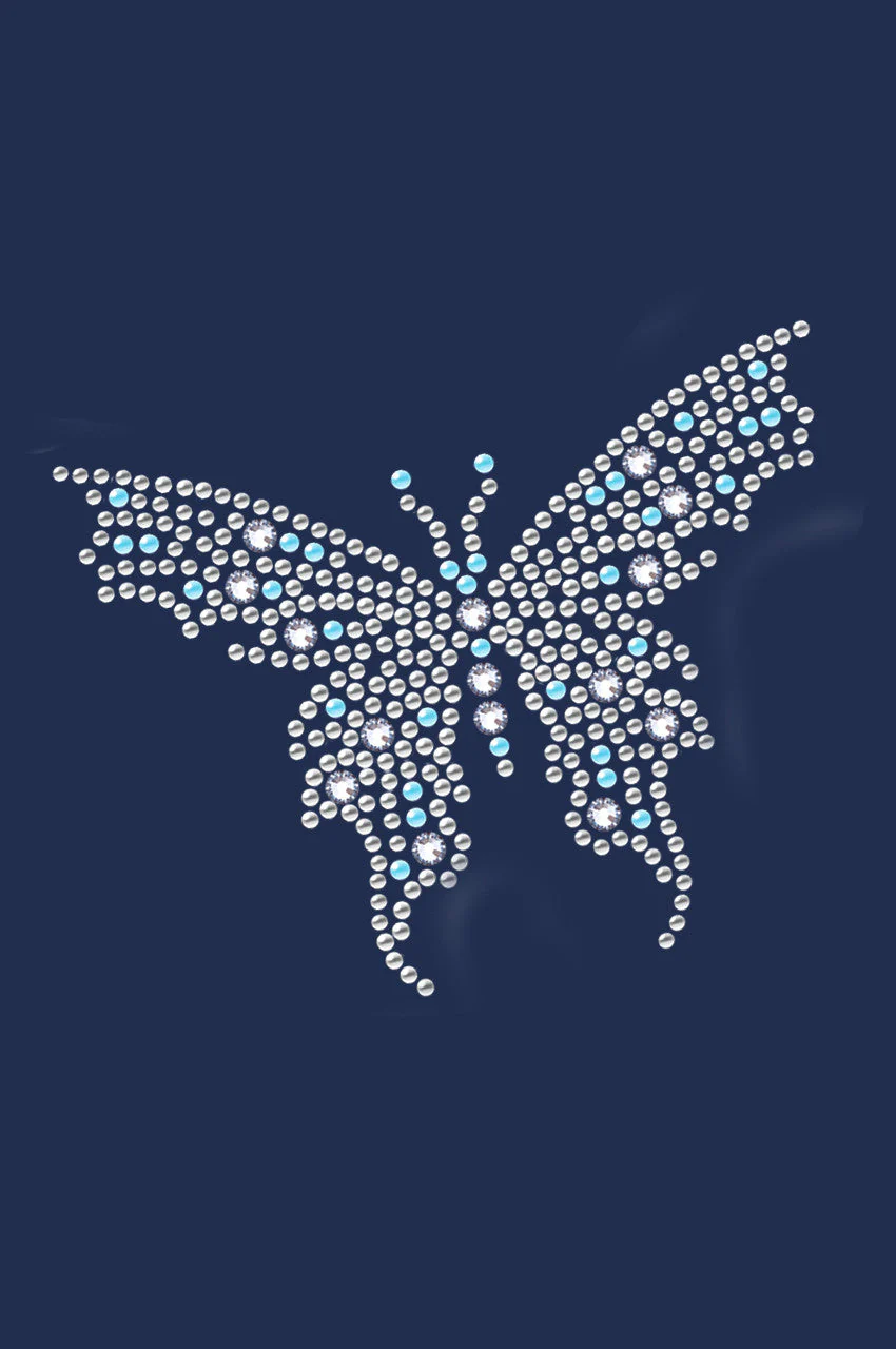 Blue Austrian crystal Butterfly - Bandannas - Image 7