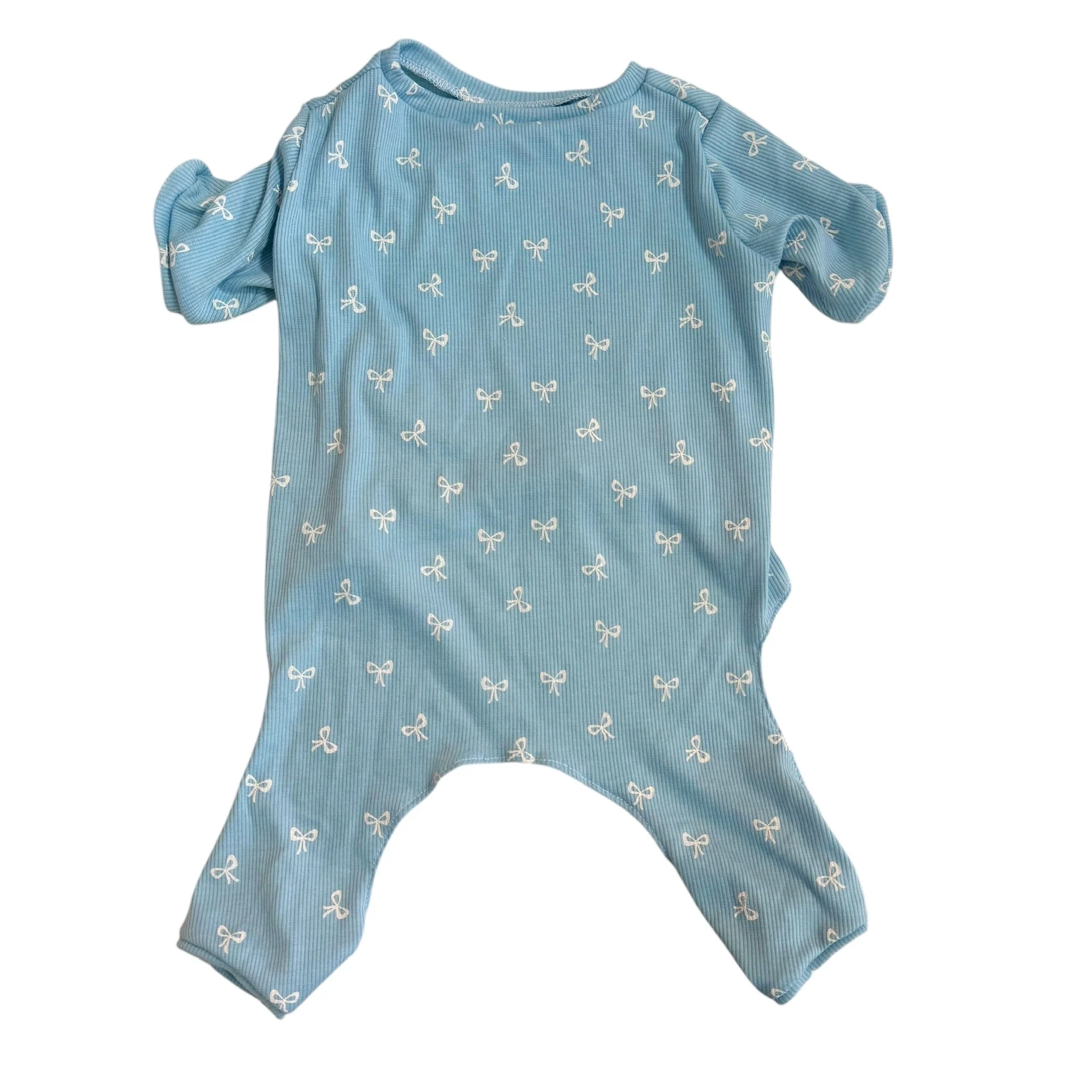 Blue Bow Pajamas