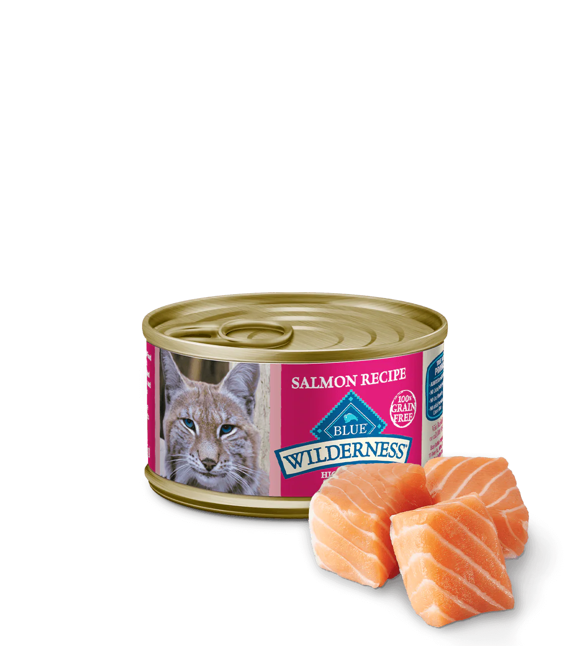 Blue Buffalo Adult Wilderness Salmon Entree Wet Cat Can (3oz)