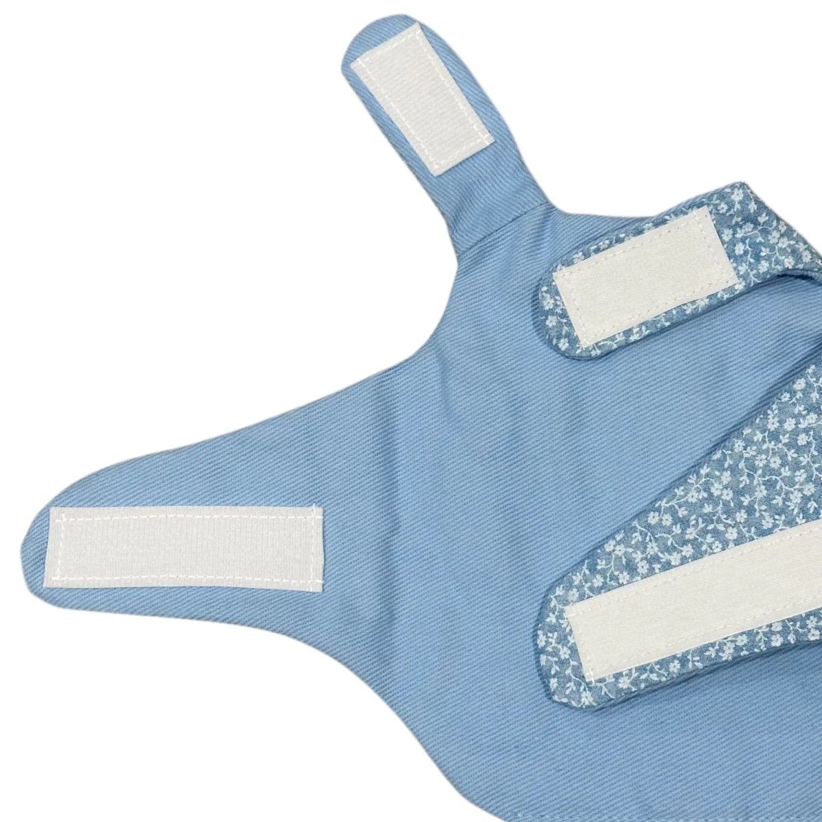Blue Floral Calico Harness - Image 3