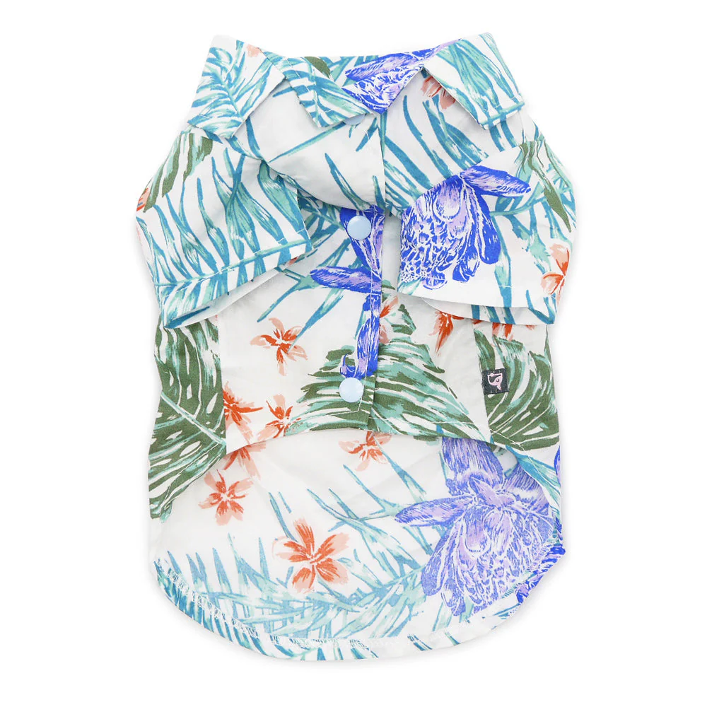 Blue Leafy Shirt - Image 3