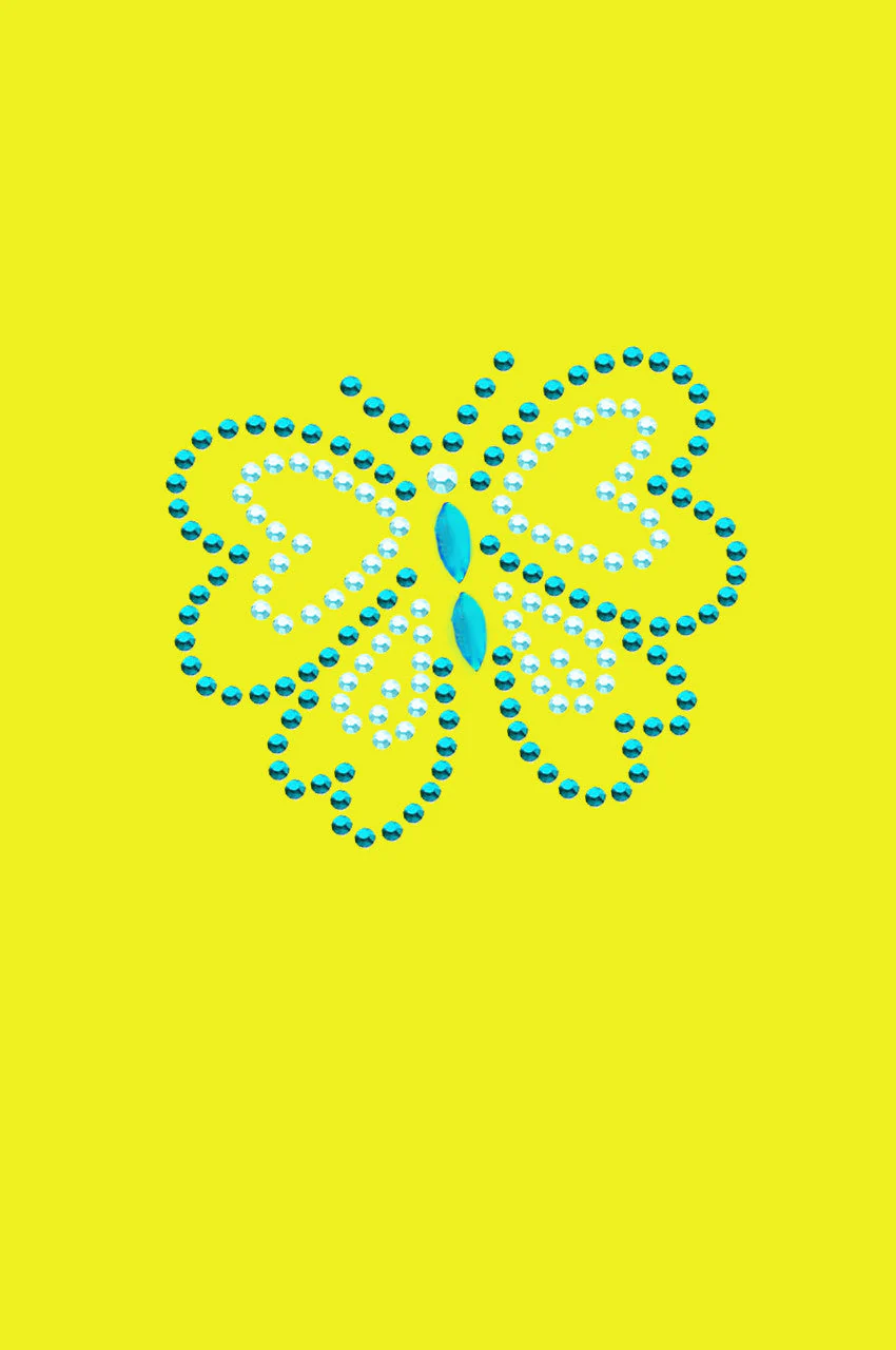 Blue Rhinestud Butterfly - Bandannas - Image 13