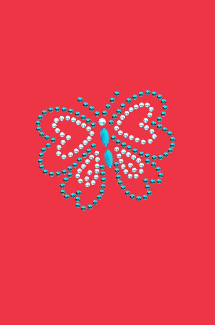 Blue Rhinestud Butterfly - Bandannas - Image 16