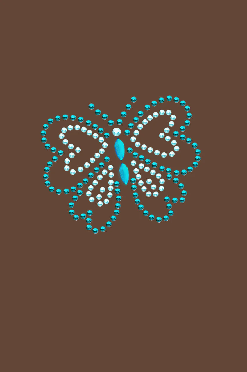 Blue Rhinestud Butterfly - Bandannas - Image 17