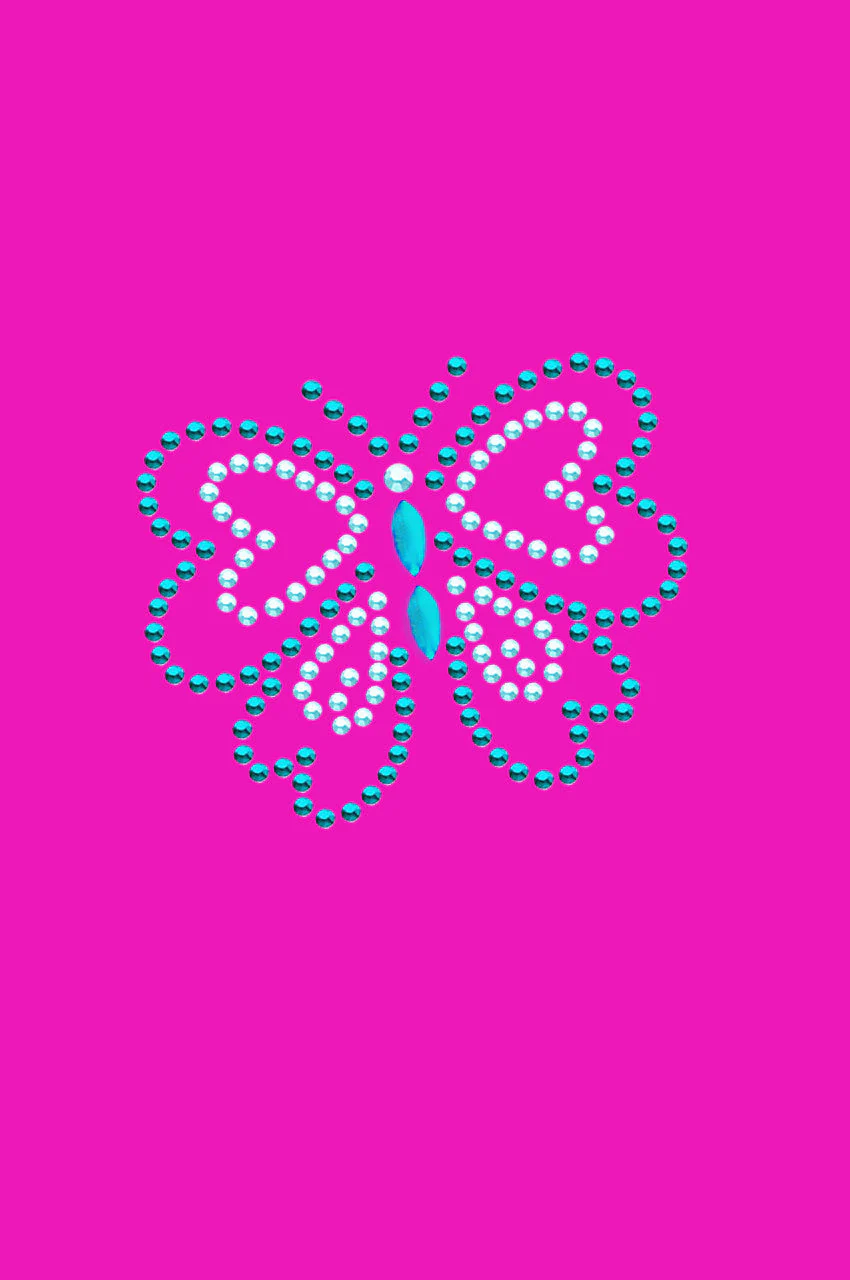 Blue Rhinestud Butterfly - Bandannas - Image 8