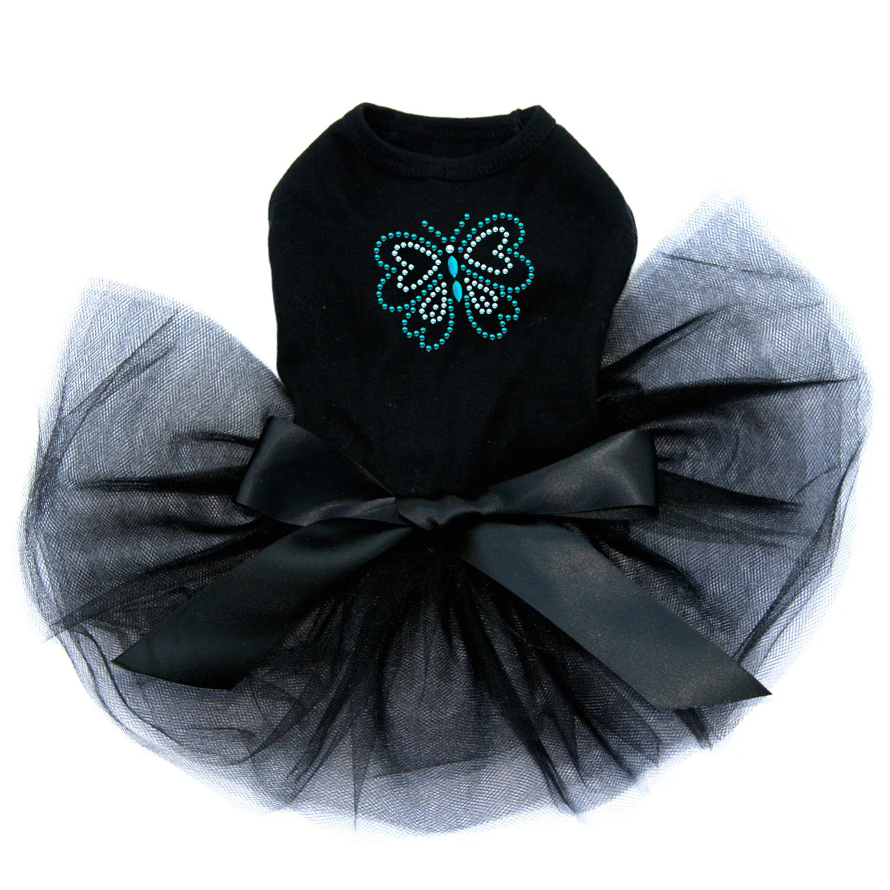 Blue Rhinestud Butterfly - Custom Tutu - Image 2