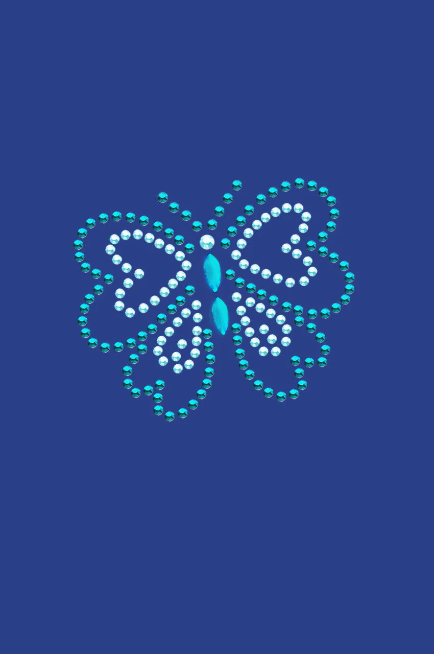 Blue Rhinestud Butterfly - Custom Tutu - Image 8