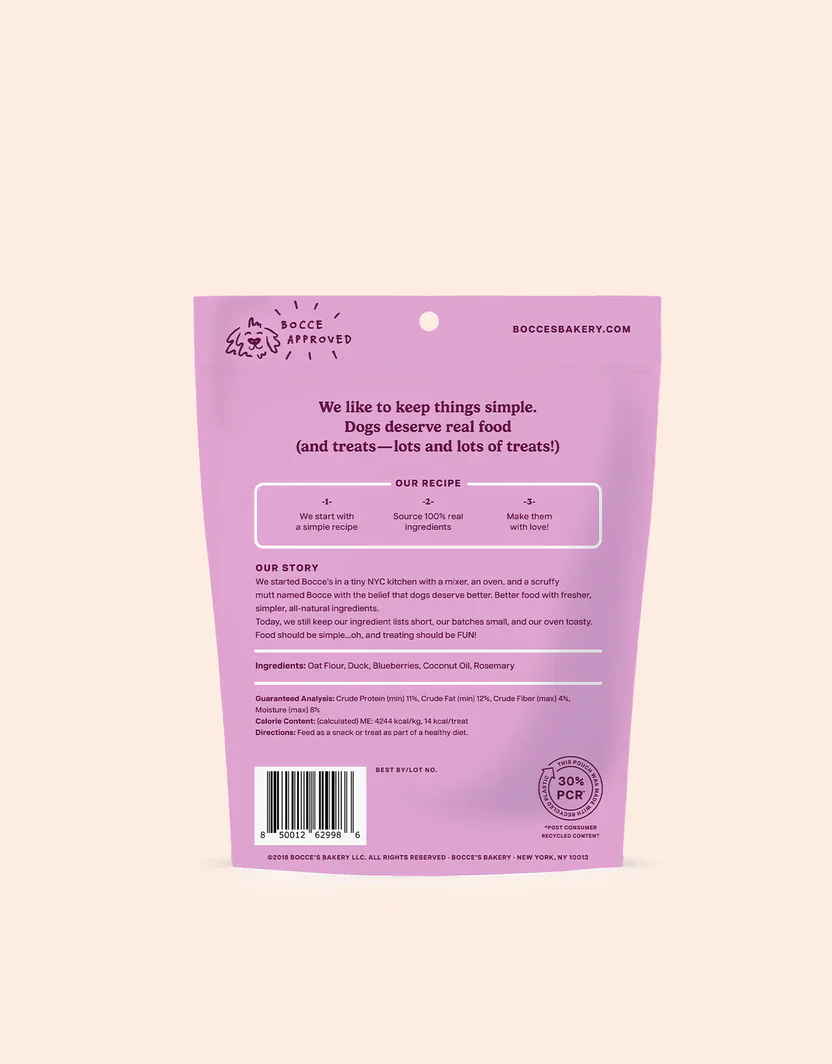 Bocces Quack, Quack, Quack Dog Biscuits (5oz) - Image 2
