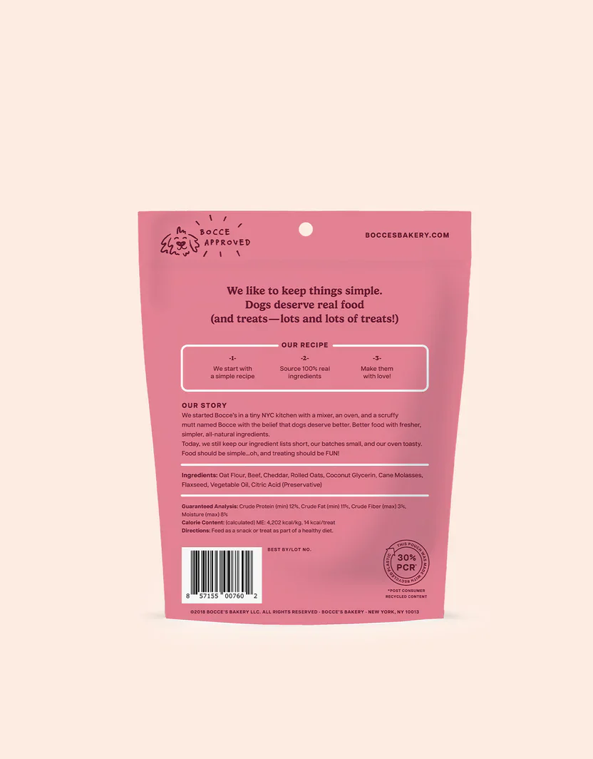 Bocces Soft and Chewy Say Moo Dog Treats (6oz) - Image 2