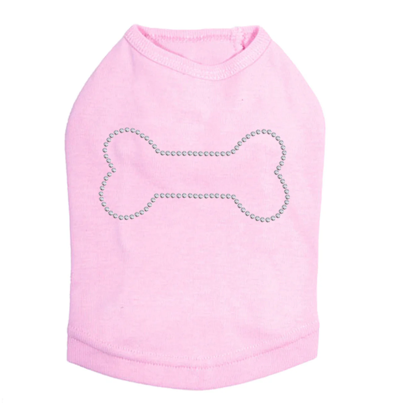 Bone - Rhinestuds - Dog Tank - Image 2