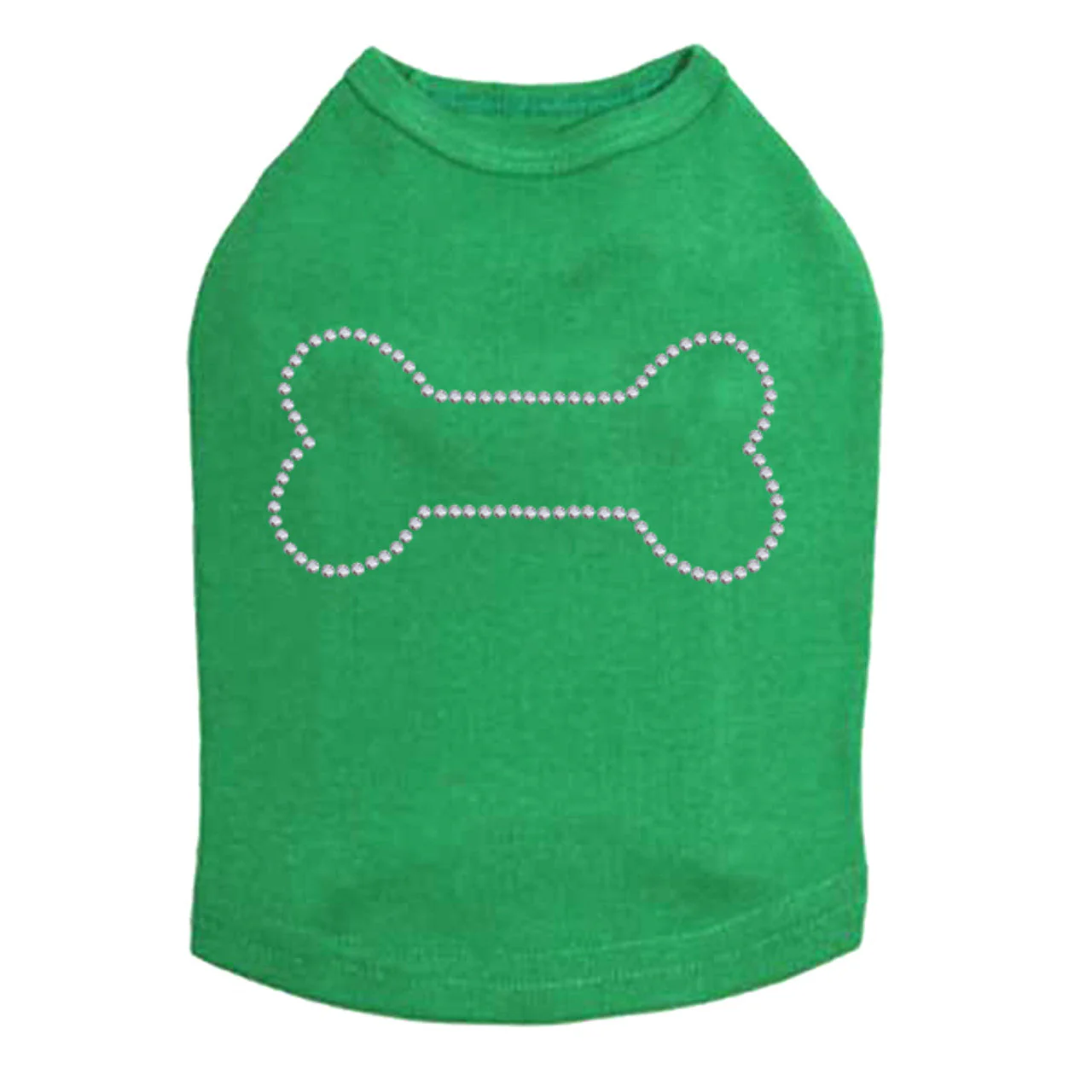Bone - Rhinestuds - Dog Tank - Image 3