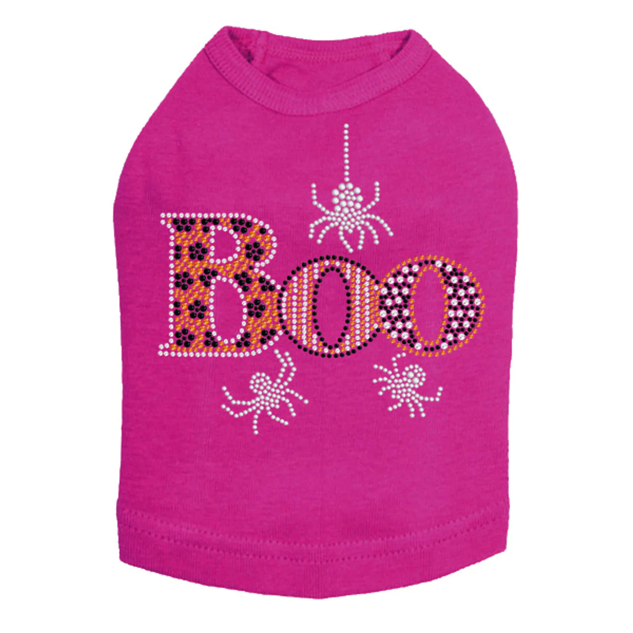Boo with Silver Spiders - Dog Tank - Image 13