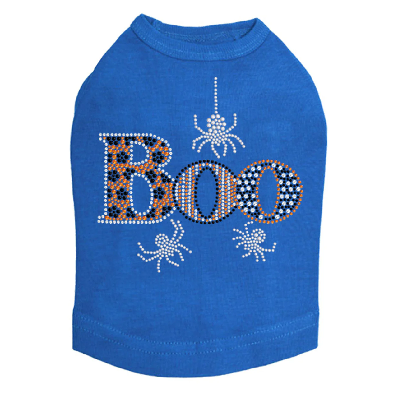 Boo with Silver Spiders - Dog Tank - Image 8