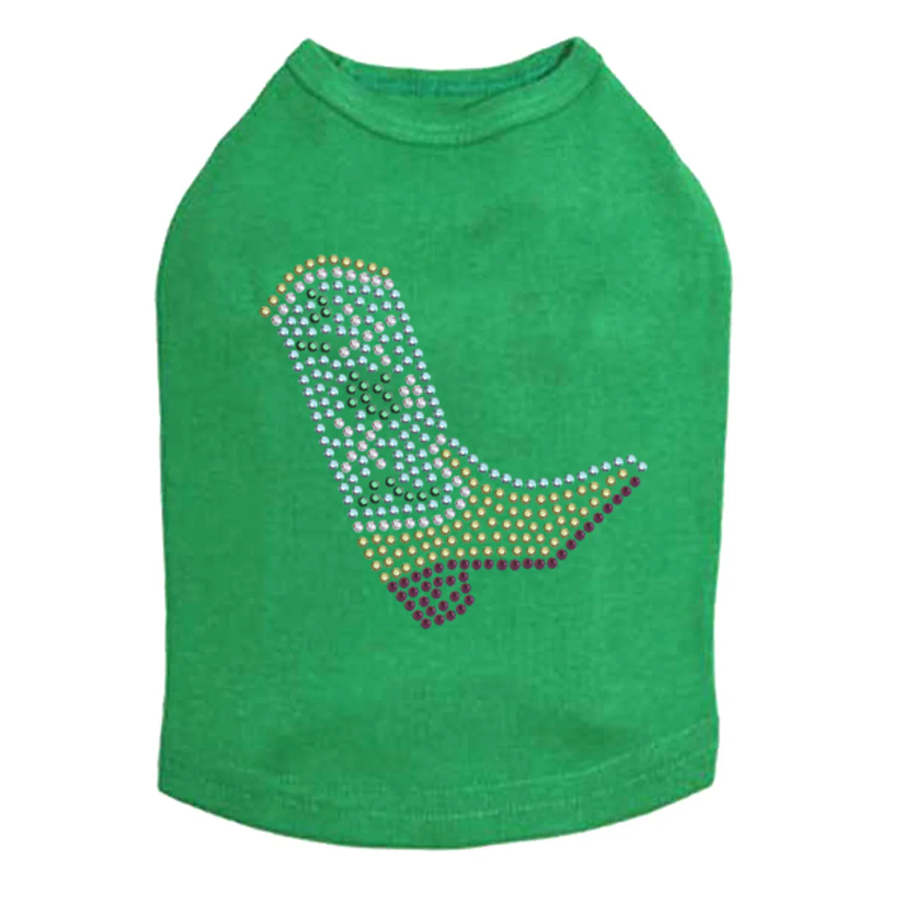 Boot (Green & Turquoise) - Dog Tank - Image 15