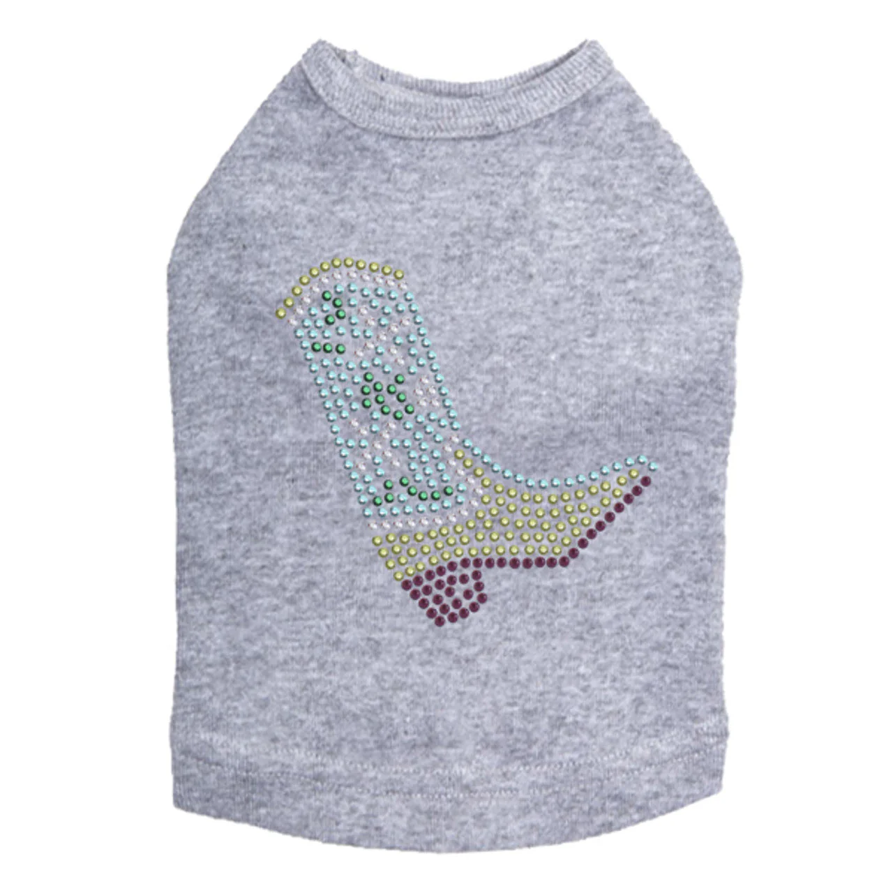 Boot (Green & Turquoise) - Dog Tank - Image 2