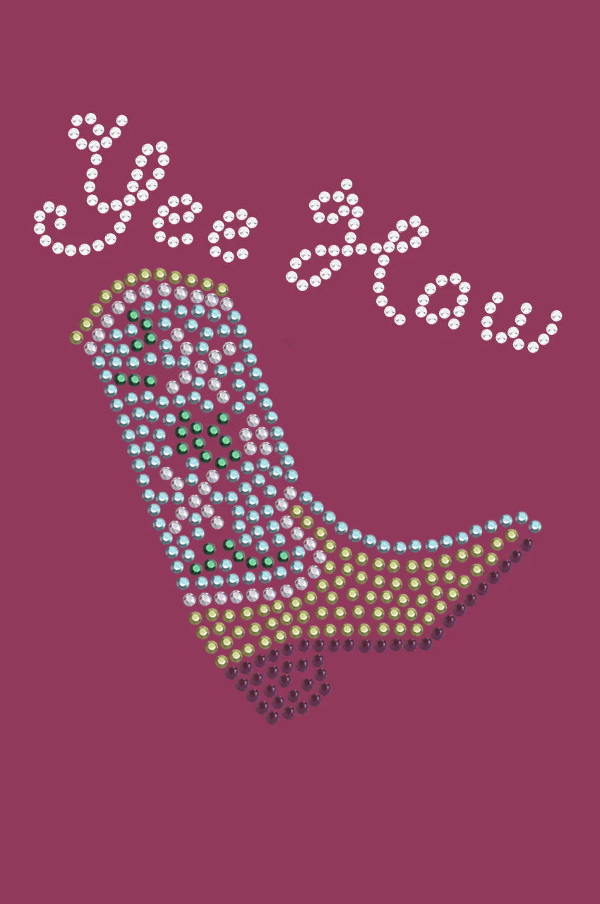 Boot (Green & Turquoise with Yee Haw) - bandana - Image 15